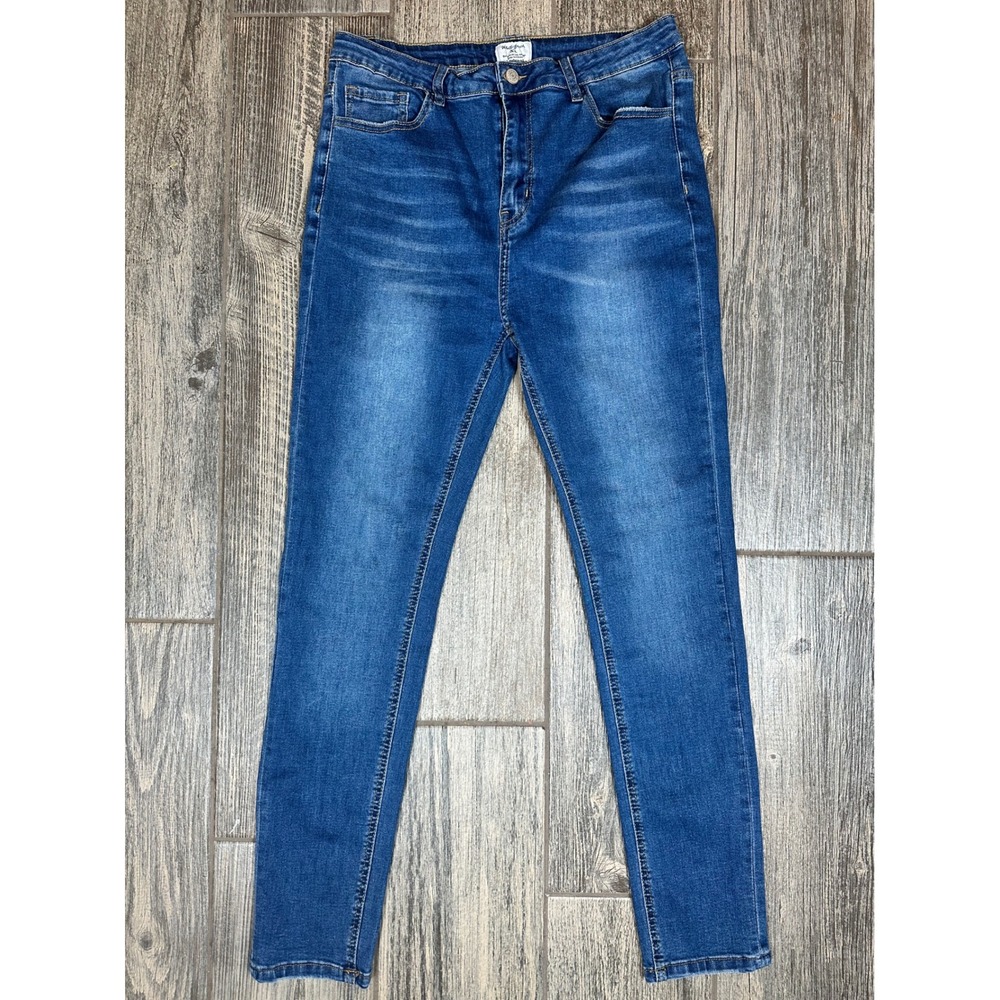 White Birch Jeans XL Dark Wash Denim High Rise Skinny Women